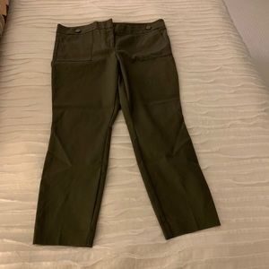 Loft Olive Green Pantsuit Pants